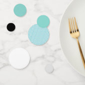 BRIDE & CO Turquoise Blauwe Showerfeest Tafelconfe Confetti (Groep)