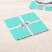 Bride & Co. Turquoise/Blauwgroen Onderzetter Brida (Schuin)