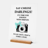 Bride & Co. Vrijgezellenfeest Turquoise Acryl Bord (Hoek)