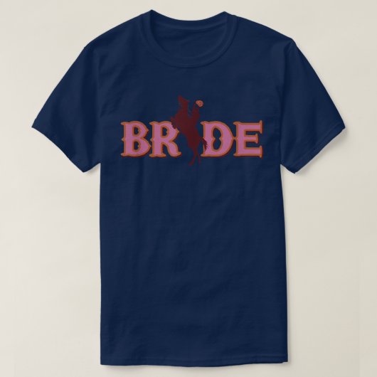 Bride Cowgirl T-shirt (Design voorkant)