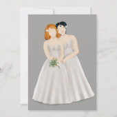 Bride en bride save the date (Voorkant)