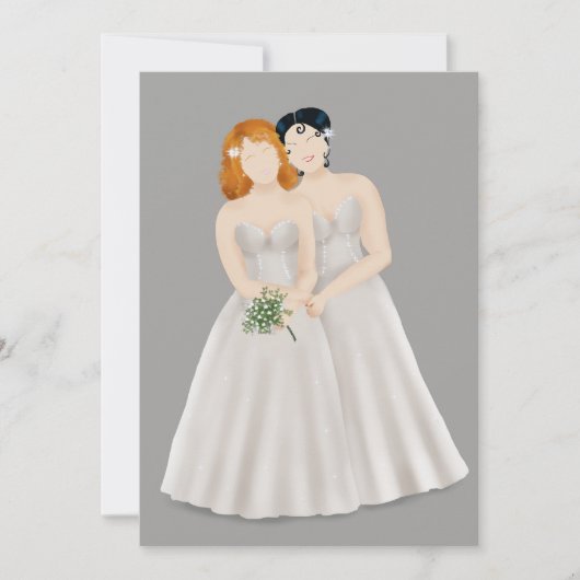 Bride en bride save the date (Voorkant)