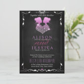 Bride en Bride - Two Brides Wedding - Lesbian Kaart (Staand voorkant)