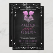 Bride en Bride - Two Brides Wedding - Lesbian Kaart (Voorkant / Achterkant)