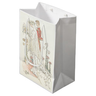 bride en bruidebruine bruiloft medium cadeauzakje
