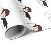 Bride en bruin cadeaupapier (Rol Hoek)