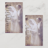  bride en bruom visitekaartje (Voorkant / Achterkant)