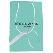 Bride en Celebration Shower Party Medium Cadeauzakje (Voorkant)