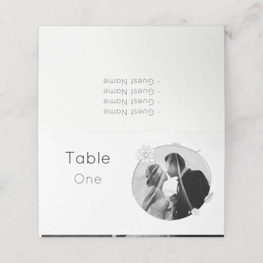 Bride en Groom (Buitenkant ongevouwen)