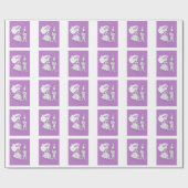 Bride en Groom Cadeaupapier (Vlak)