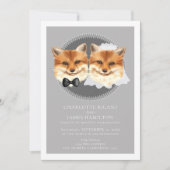 Bride en Groom Fox Threadding Aankondiging (Voorkant)