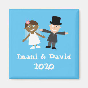 Bride en Groom Magneet