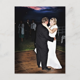 Bride en Groom op Sunset Briefkaart