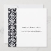 Bride en Groom ouders, huwelijksuitnodiging Kaart (Achterkant)