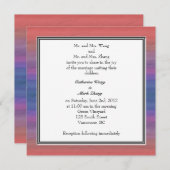 Bride en groom ouders, uitnodiging, bruiloft kaart (Voorkant / Achterkant)