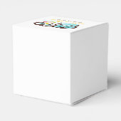 Bride en Groom Owls Wedding Bedankdoosjes (Achterkant)