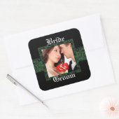 Bride en Groom Photo Sticker (Envelop)