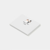 Bride en Groom Post-it® Notes (Schuin)