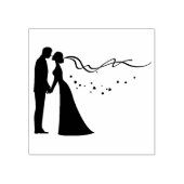 Bride en Groom Rubberstempel (Afrduk)