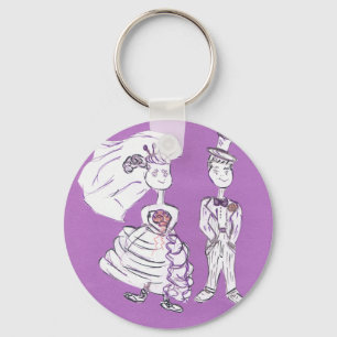Bride en Groom Sleutelhanger