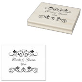Bride en Groom Stamp Rubberstempel (Gestempeld)