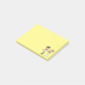 Bride en Groom Wedding Day Post-it® Notes (Schuin)