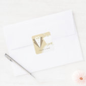 Bride en Groom Wedding Sticker (Envelop)