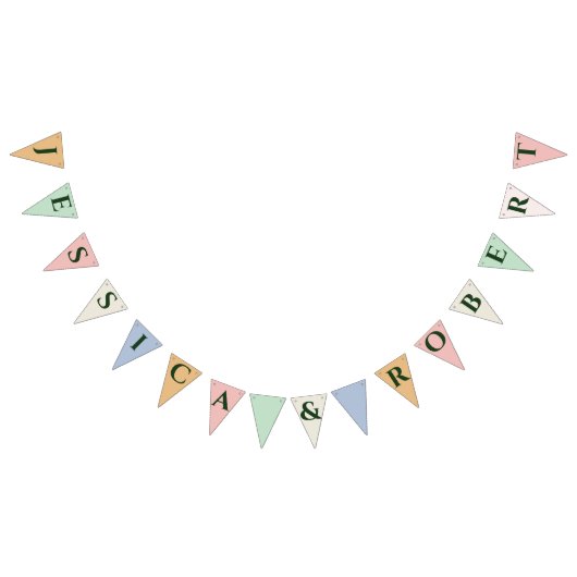 Bride en Groom Wedding Vlaggetjes (Alle)