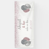 Bride en Her Ride of Die Posse Bachelorette Spandoek (Verticaal)