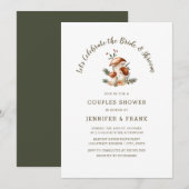 Bride en Shroom Paddenstoel Weduwingshower Kaart (Voorkant / Achterkant)