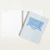 BRIDE Faux Glitter Wedding Planner Organizer (Display)