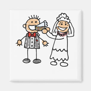 Bride Feeds Groom Magneet