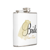 Bride Flask, 6 oz. Heupfles (Rechts)