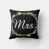 Bride  Floral Garland Sierkussen (Achterkant)