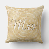 Bride Floral Garland Sierkussen (Voorkant)