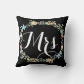 Bride Floral Garland Sierkussen (Achterkant)