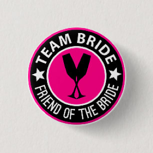 "Bride Friend"-Button Ronde Button 3,2 Cm