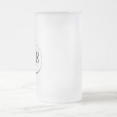 Bride Frosted Glass Beer Mok (Center)