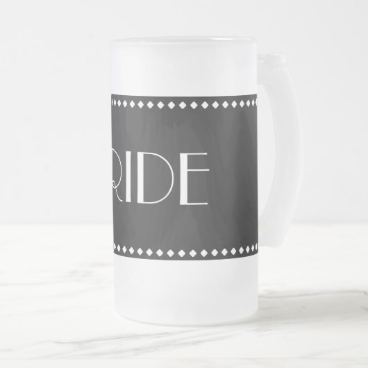 Bride Frosted Mok (Voorkant rechts)