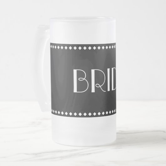 Bride Frosted Mok (Voorkant links)