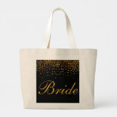Bride Gold Grote Canvas tas (Achterkant)