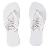 Bride Gold Script Teenslippers (Voetbed)