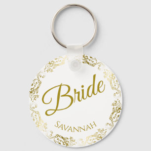 Bride Gold Wedding Sleutelhanger