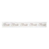 Bride gouden script kalligrafie elegant chic lint (Voorkant)