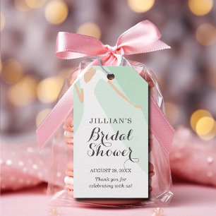 Bride Gown Vrijgezellenfeest Mint Green Dank u Cadeaulabel