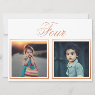 Bride Groom Age Elegant Roos Gold Table Number Kaart