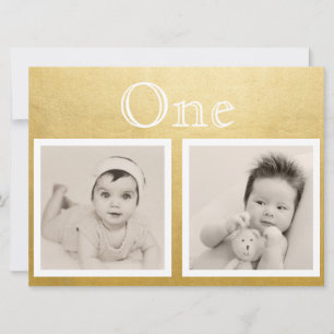 Bride Groom Custom Age Gold Table Number Kaart