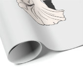 Bride & groom Design for bruiloft 2022 Wrapping Pa Cadeaupapier (Rol Hoek)