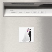 Bride, Groom en Ambtenaar Magneet (Insitu (Vaatwasser))