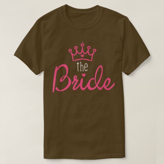 Bride Groom Shirts Matching Couple Funny Wedding S (Design voorkant)